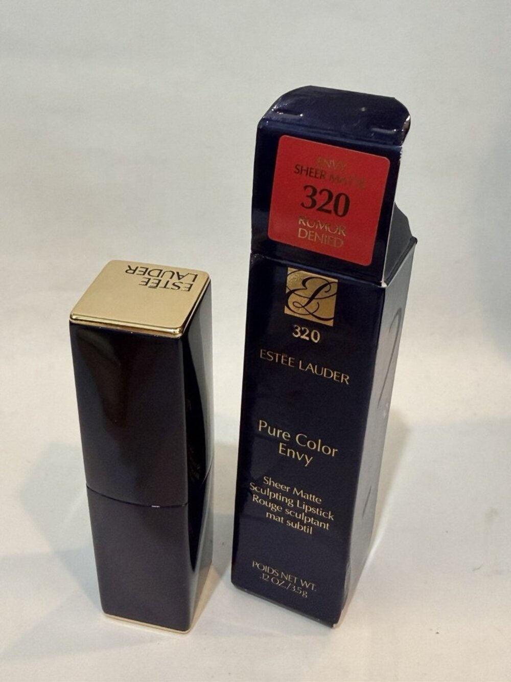 Estee Lauder Pure Color Envy Lipstick Sheer Matte 320 Rumor Denied